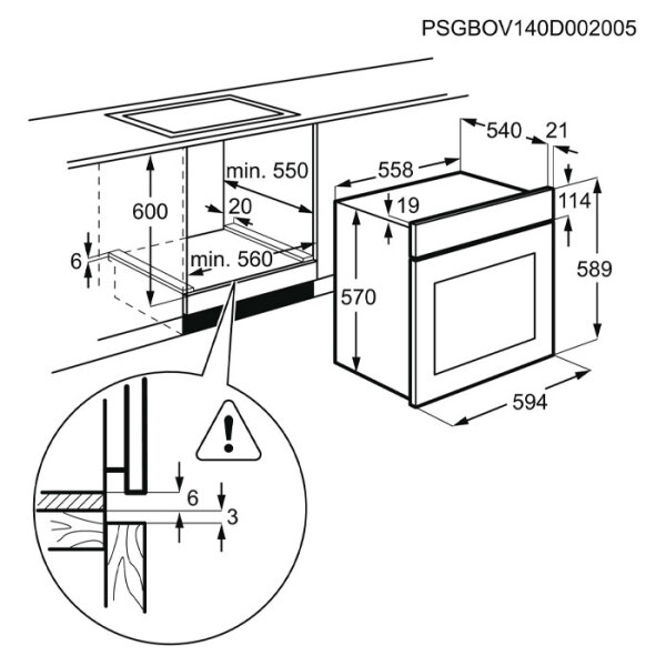 Электрический духовой шкаф Zanussi ZOB442XU, Нержавеющая Сталь  photo 3