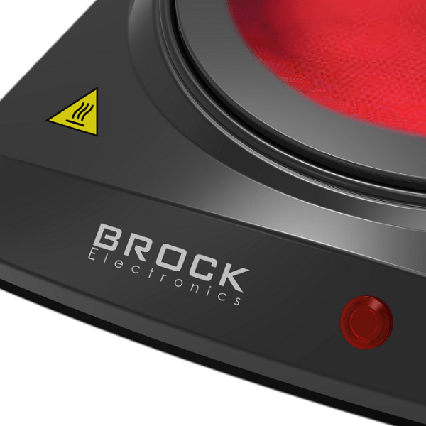 Brock HPI 3001 BK Black Electrică, Oțel emailat photo 2