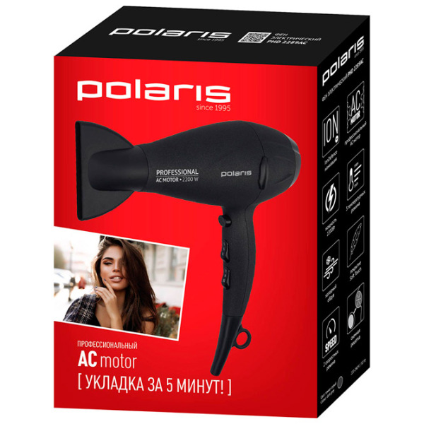 Фен Polaris PHD2289AC Черный  photo 8