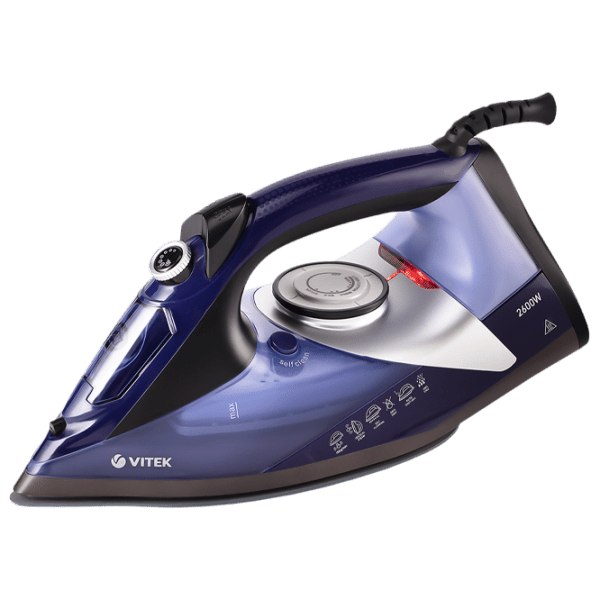 Утюг Vitek VT-8321 Синий 2600 Вт, 40 г/ мин, 0.32 л, Керамика photo 1
