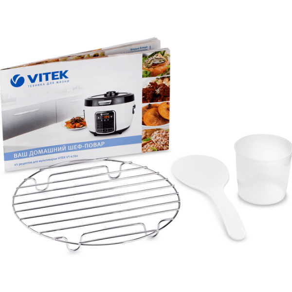 Multifierbător Vitek VT-4281 White 800 W, 4 l photo 4