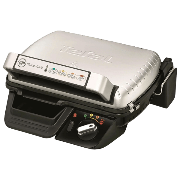 Электрогриль Tefal GC450B32 Нержавеющая сталь 2000 Вт, Контактный, Барбекю, 270 &deg;С photo 1
