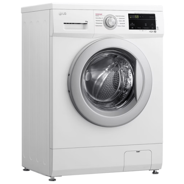 Стиральная машина LG F2J3NS1W Белый 6 кг, 1000 об/ мин, A+++ photo 2