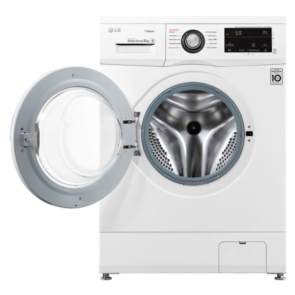 Стиральная машина LG F2J3NS1W Белый 6 кг, 1000 об/ мин, A+++ photo 6