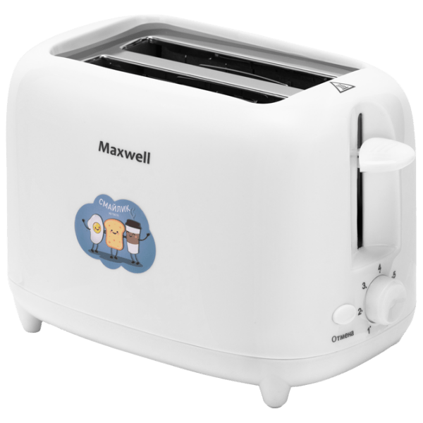 Тостер Maxwell MW-1505 Белый 700 Вт, Количество степеней обжаривания: 7 photo 1