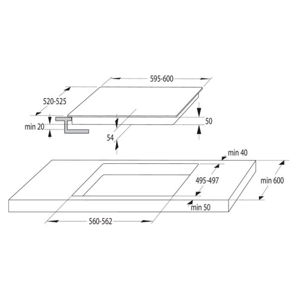 Индукционная панель Gorenje IT646ORAW, Белый  photo 4