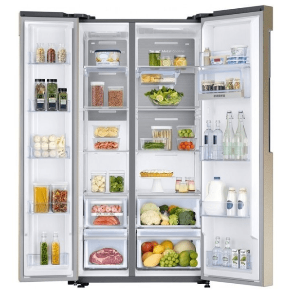 Frigider Samsung RS62K6267FG/ UA Gold 406l/ No Frost, 214l/ No Frost, A+ photo 4