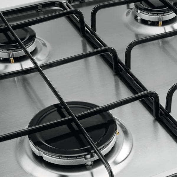 Газовая варочная панель Zanussi ZGH62414XA Нержавеющая сталь Нержавеющая сталь, Решетка: Эмалированная photo 3
