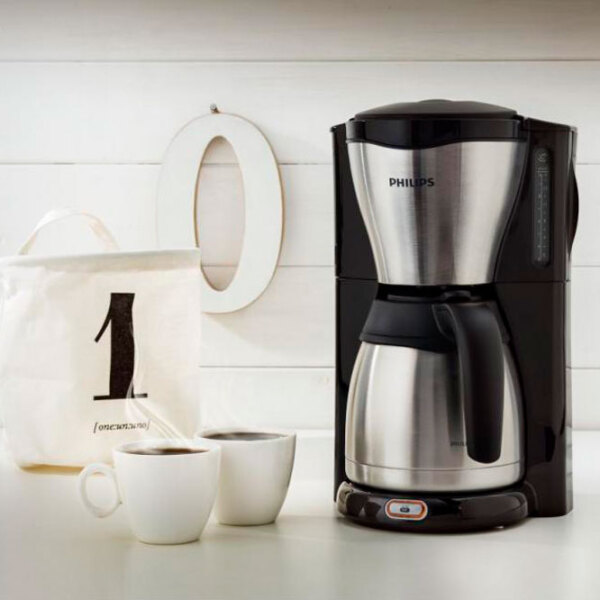 Cafetieră Philips HD7546/20 Black 1000 W, 1.2 l,  photo 4