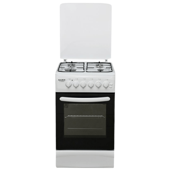 Aragaz Bauer TE 5640 WI White Tipul plitei: Pe gaz, 52 l, Tipul cuptorului: Electric photo 1