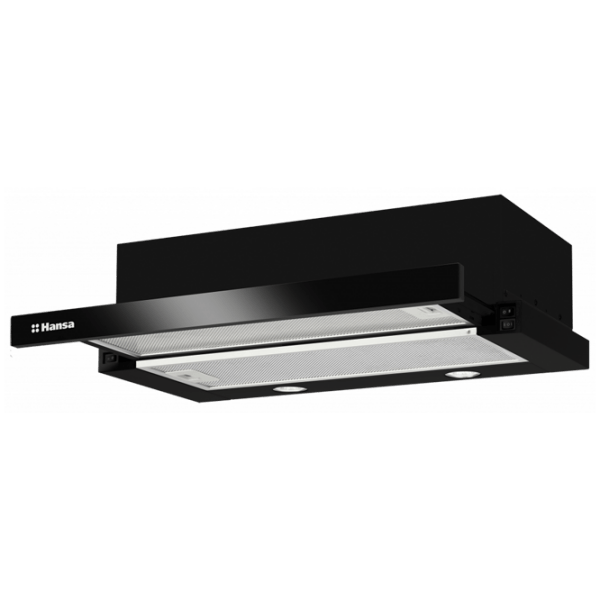 Hotă Hansa OTP6243BGH Black 60 cm, Recirculare, 500 m³/h photo 1