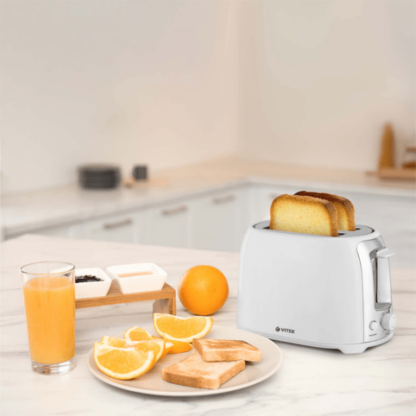 Toster Vitek VT-1582 W White 750 W, Numărul de grade de prăjire: 6 photo 5