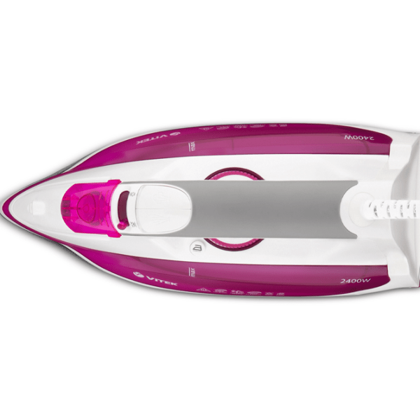 Fier de călcat Vitek VT-1262 Pink 2400 W, 40 g/ min, 0.3 l, Acoperire antiaderentă photo 3