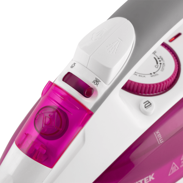 Fier de călcat Vitek VT-1262 Pink 2400 W, 40 g/ min, 0.3 l, Acoperire antiaderentă photo 4
