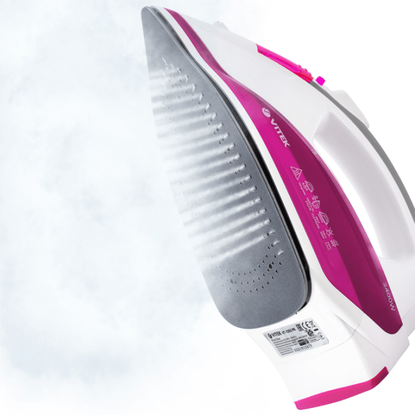 Fier de călcat Vitek VT-1262 Pink 2400 W, 40 g/ min, 0.3 l, Acoperire antiaderentă photo 5