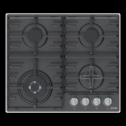 Plită încorporabilă pe gaz Gorenje GW 640 MB (BG6CB-G0B) Black Oțel emailat, Gratare: Emailate