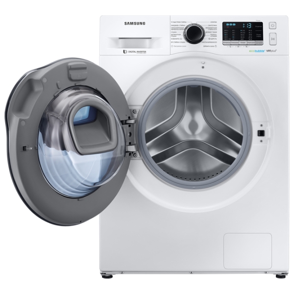 Mașină de spălat cu uscător Samsung WD80K52E0ZW/ LE White 8 kg, 1200 rpm, B photo 4