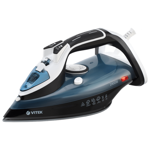 Утюг Vitek VT-8304 Черный 2400 Вт, 40 г/ мин, 0.35 л, Керамика photo 1
