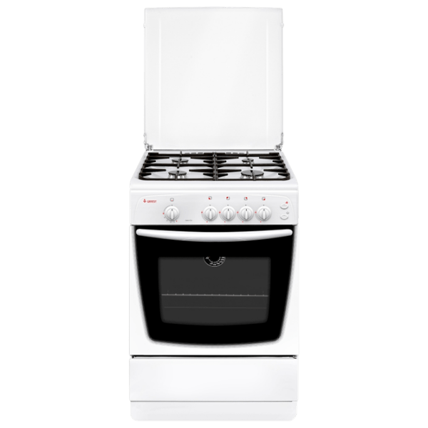 Aragaz Gefest 1200-C6 K50 White Tipul plitei: , 63 l, Tipul cuptorului: photo 1