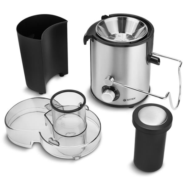 Storcator de fructe Vitek VT-3652 Inox 900 W, Centrifugă, Numărul de viteze: 2 photo 5