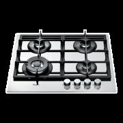 Plită încorporabilă pe gaz Whirlpool GOA 6425/ WH White Sticlă călită, Gratare: Fontă
