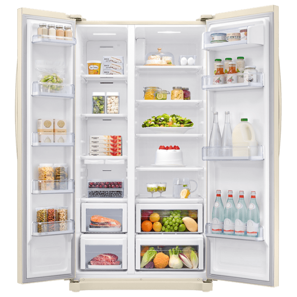 Frigider Samsung RS54N3003EF/ UA Beige 356l/ No Frost, 179l/ No Frost, A+ photo 5