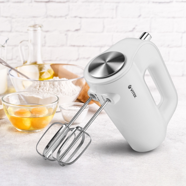 Mixer Vitek VT-1423 White 600 W, Numărul de viteze: 5, Regim turbo photo 5