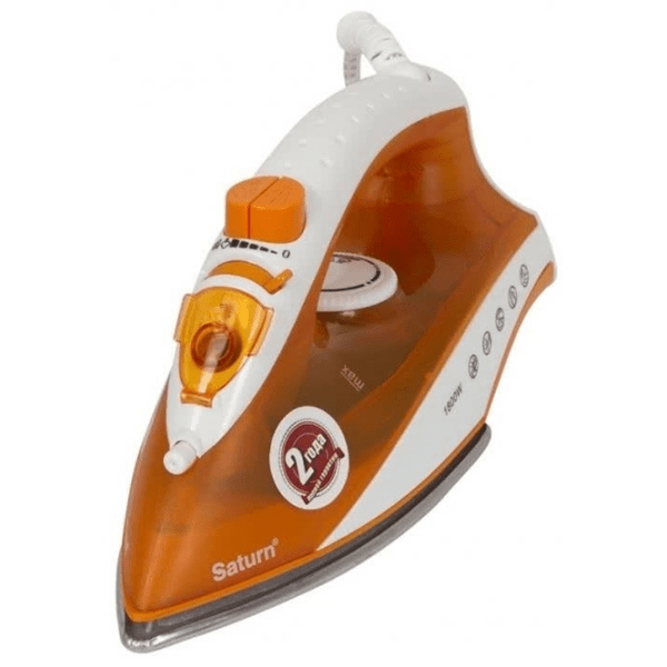 Fier de călcat Saturn ST-CC7142 Orange 1800 W, 80 g/ min, 0.16 l, Oțel inoxidabil photo 3