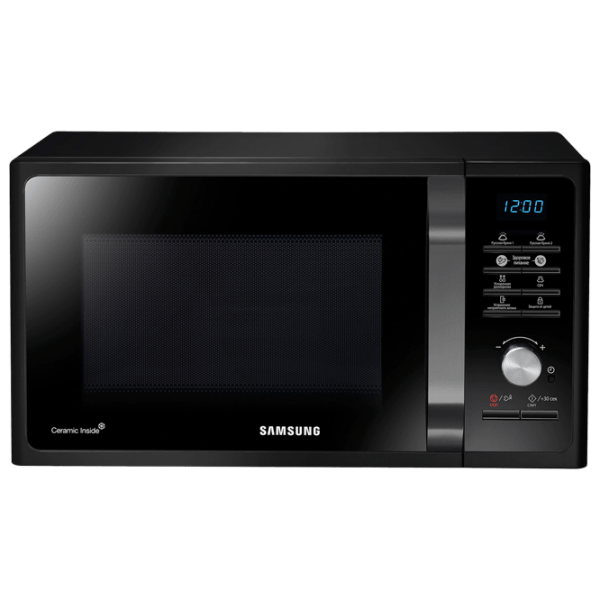 Микроволновая печь Samsung MS23F302TAK/ BW Черный Соло, 23 л, 800 Вт photo 1