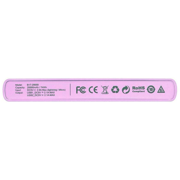 Power Bank 20000 mAh Hoco B17 Purple  photo 4