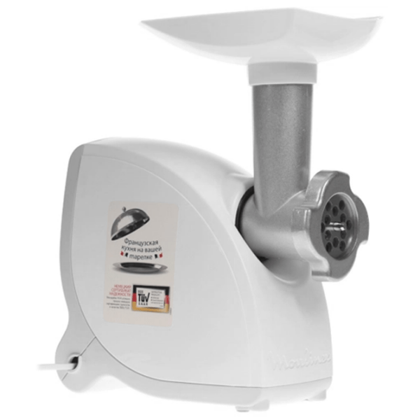 Mașină de tocat carne Moulinex ME4421 White 700 W/ 2000 W, 2.3 kg/ min photo 3