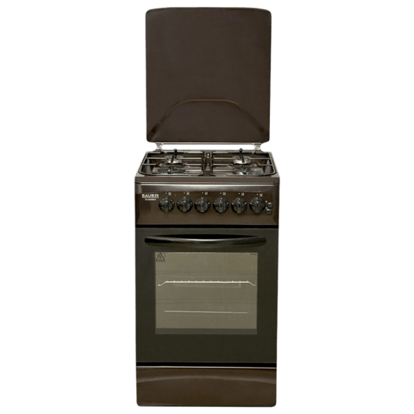 Aragaz Bauer TE 5640 BI Brown Tipul plitei: Pe gaz, 52 l, Tipul cuptorului: Electric photo 1