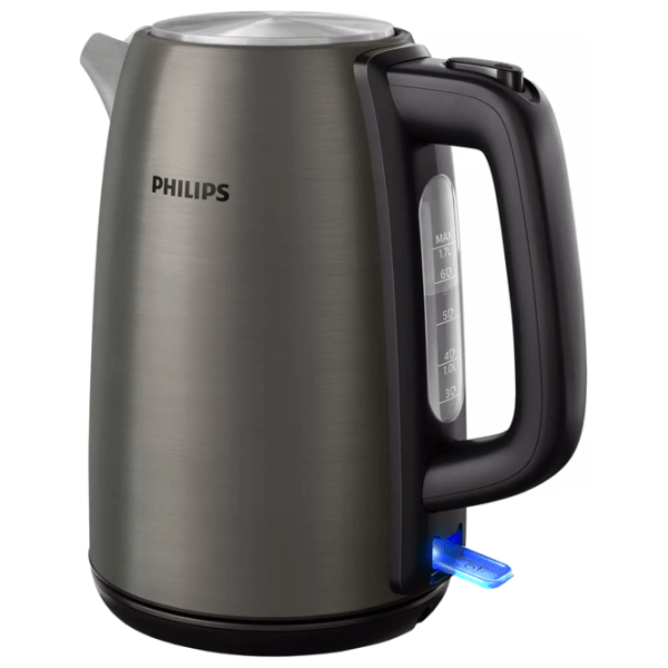 Ceainic electric Philips HD9352/ 80 Titanium 2200 W, 1.7 l, Material interior: Inox photo 2