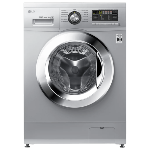 Mașină de spălat LG F1296TD4 Silver 8 kg, 1200 rpm, A (old) photo 1