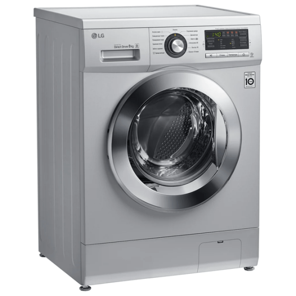 Mașină de spălat LG F1296TD4 Silver 8 kg, 1200 rpm, A (old) photo 2