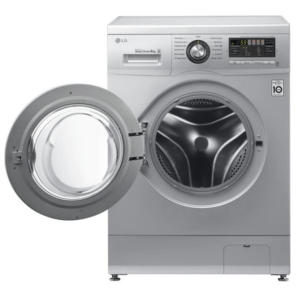 Mașină de spălat LG F1296TD4 Silver 8 kg, 1200 rpm, A (old) photo 6