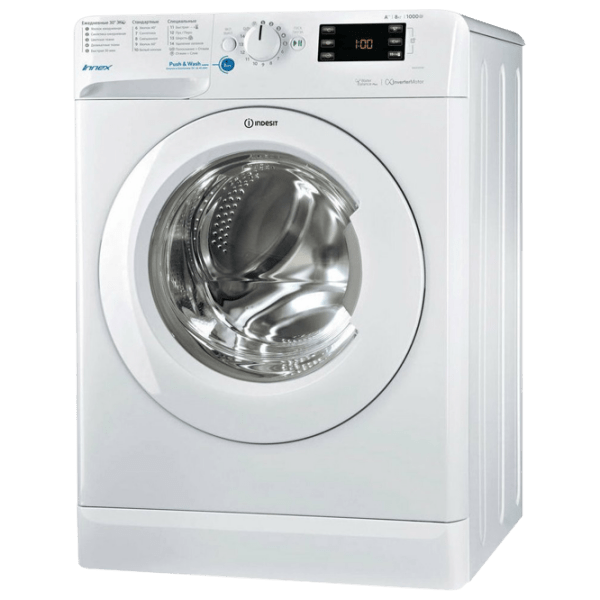 Стиральная машина Indesit BWSE 81082 L B Белый 8 кг, 1000 об/ мин, A+ photo 1