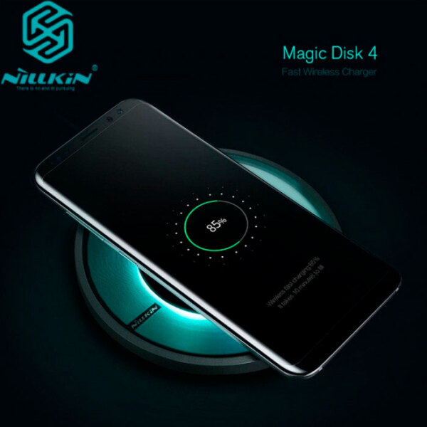 Зарядное уст-во Wireless Nillkin, Magic Disk IV (Fast), Розовый  photo 3
