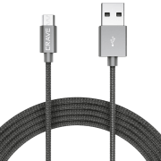 Cablu pentru telefon CRAVE CRVBAMG103 USB Type-A/ microUSB Gray 
