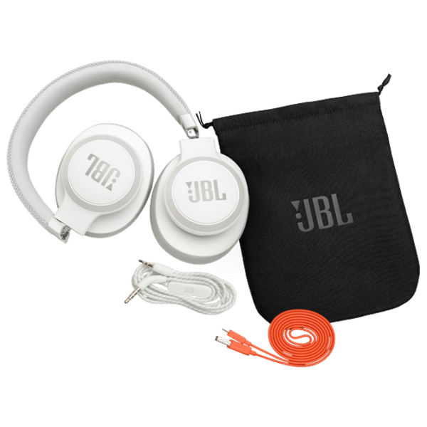 Căști JBL Live 650BTNC White Fără fir + Cu fir / Personal / Over the ear photo 12