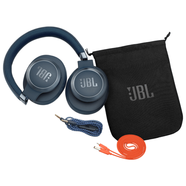 Căști JBL Live 650BTNC Blue Fără fir + Cu fir / Personal / Over the ear photo 12