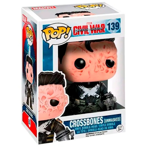 Figurină Funko Marvel Crossbones (139) 3+ / Black photo 2