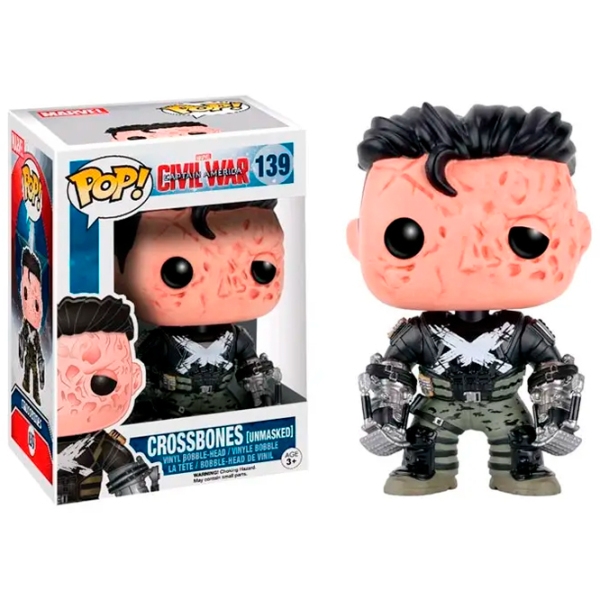 Figurină Funko Marvel Crossbones (139) 3+ / Black photo 3