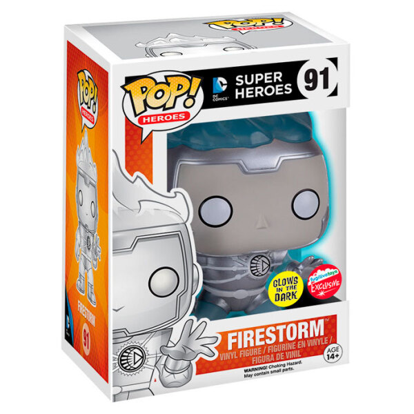 Funko Pop! Vinyl Figure DC Comics, Firestorm White Lantern (91)  photo 2