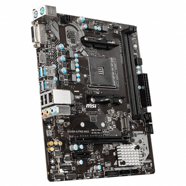 Материнская плата MSI B450M-A PRO MAX mATX  photo 2