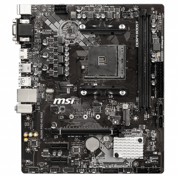 Материнская плата MSI B450M PRO-M2 MAX mATX  photo 1