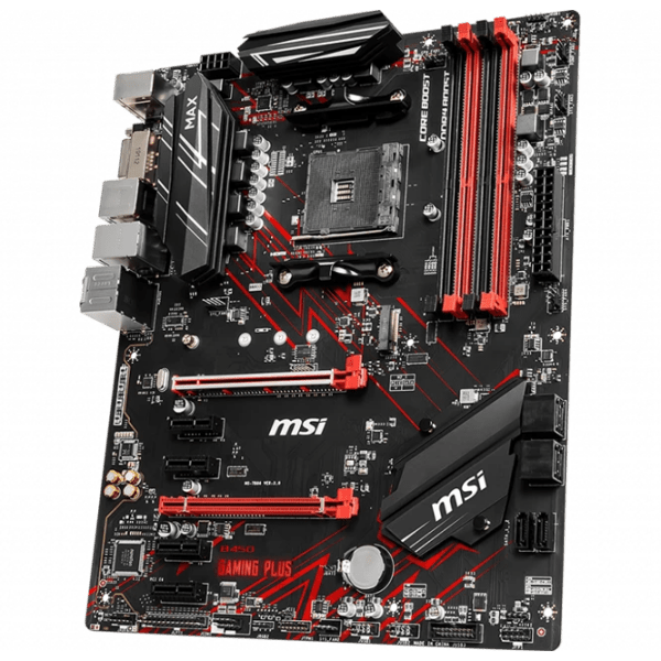 Материнская плата MSI B450 GAMING PLUS MAX ATX  photo 2