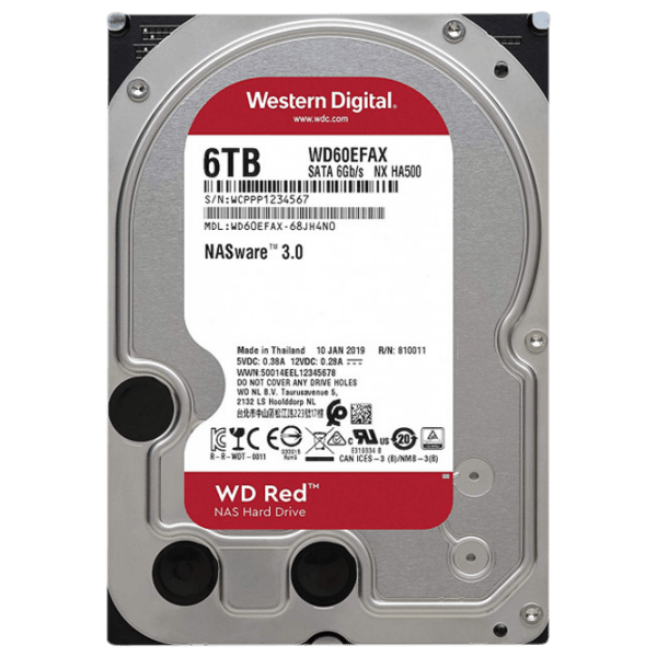 HDD Western Digital Red 3.5'' 6 ТБ  photo 1