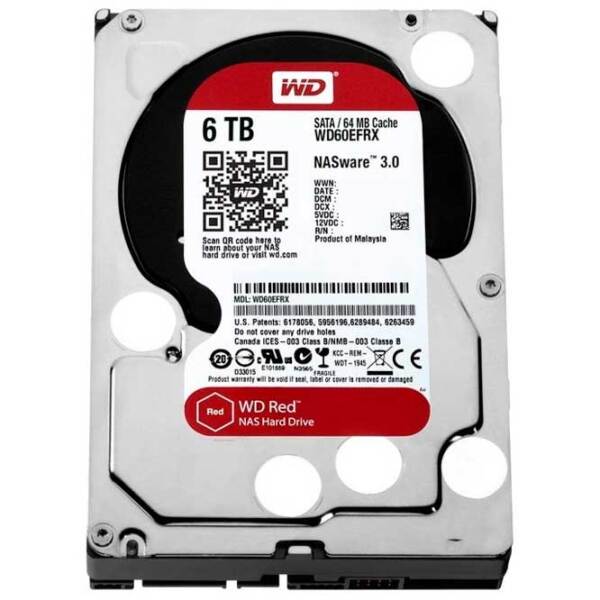 HDD Western Digital Red 3.5'' 6 ТБ  photo 4