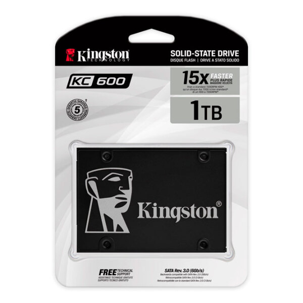SSD Kingston KC600 2.5'' 1 TB Viteza de citire: 550 MB/ s,
Viteza de inscriere: 500 MB/ s photo 4